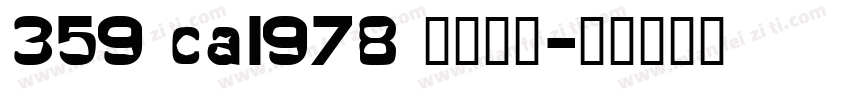 359 cai978 常规斜体字体转换